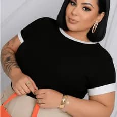 Blusa Plus Size Feminina Camiseta Cores Pasteis Viscolycra