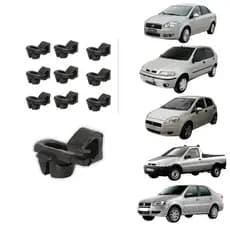 Kit 10 Presilhas Fechadura Porta Fiat Siena/Palio/Punto Mopar Orig 7739382