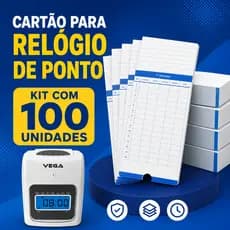 Cartão De Ponto Original Henry Vega E Biash - Pacote 100 Unidades