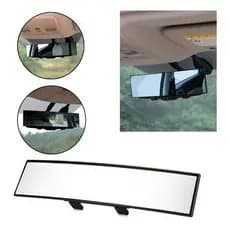 Retrovisor Interno Universal Panorâmico Automotivo Para Carros Com Ponto Cego 30CM