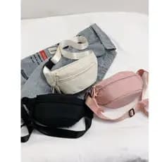 Shoulder Bag Pochete Unissex Crossbody Nylon Diversas Cores