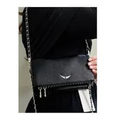Bolsa Transversal Feminina Angel Elegante com Corrente
