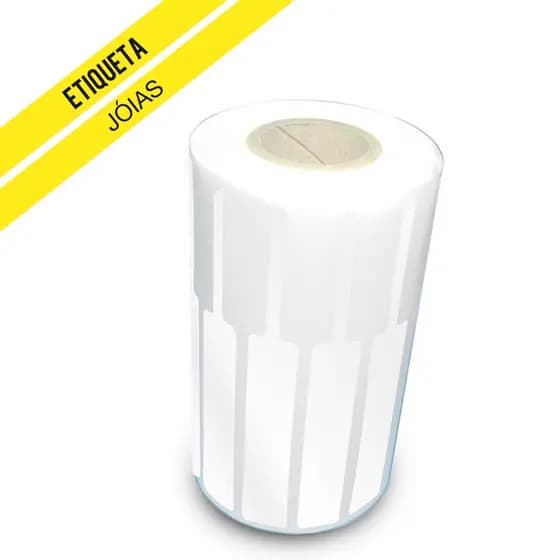 Etiquetas para jóias 94x13mm (9,4x1,3cm)  BOPP