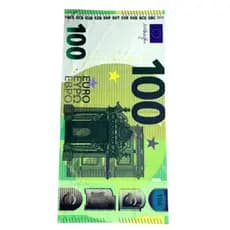 Toalha De Praia e Banho Estampada de Nota 100 Euro Lançamento