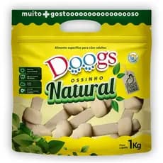 Ossinho No Para Cães Natural Grande Pacote 1kg