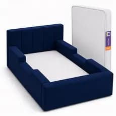 Cama Infantil Montessoriana 1,68 com Colchão 100% espuma Estofada Sistema em Velcro