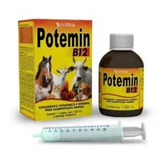 Potemin B12 - Suplemento Vitamínico e Mineral para Pet Cães e Gatos 120ml