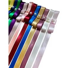 70 Laços de Cetim Simples Decorativos Para Convite de Casamento com Fita de 34cm