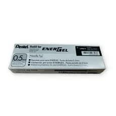CAIXA C/ 12 REFIL CARGA CANETA GEL 0.5 LRN5-A PR - PENTEL