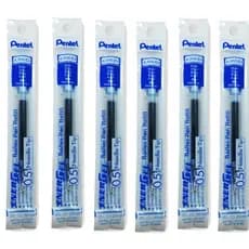 REFIL CARGA CANETA GEL 0.5 LRN5-C AZ KIT 6UN - PENTEL