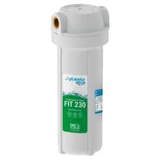 Purificador de Água FIT 230 9.3/4'' Rosca Metal 1/2" Com Refil PA 230 Planeta Água Bedouro Torneira