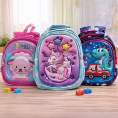 MOCHILA INFANTIL MENINO MENINA DINOSSAURO UNICORNIO OVELHA CRECHE ESCOLA PASSEIO VIAGENS