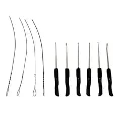 Kit Saca Chaves Goso Quebrada 10 Peças Extrator Cromado