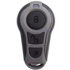 Controle Carcaça Modelo Defendertech 3 Botões Cinza e Preto