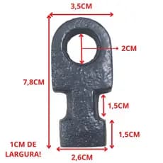 Baioneta Pino De Cadeados de Chão para Porta de Aço