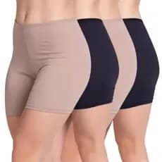 Kit 4 ou 2 Short Feminino Anagua Segunda Pele Segura Barriga Não Marca Indicado Roupa Roupas Adulto