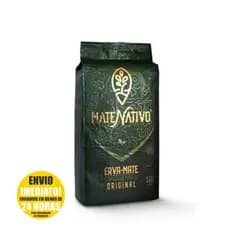 Erva Mate Chimarrão Mate Nativo Original sem Acúcar 1kg Vácuo Nativa