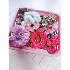 Scrunchie de Cabelo Chuchinha de Cabelo Borrachicha de Cabelo Kit com 3 Scrunchies