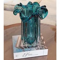 Vaso Murano - Azul Tiffany