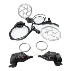 Freio Disco Hidraulico Gts Bike +alavanca 24 Velocidades Mtb