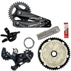 Kit Transmissão Absolute 12v+k7 11x50 Absolute+cambio 12v