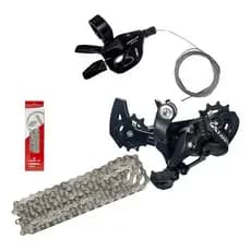 Kit Câmbio Traseiro E Passador 1x12v Absolute+corrente 12v
