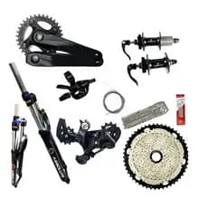 Kit Supensão Absolute Aro 29+transmisão 12v Absolute+cubo