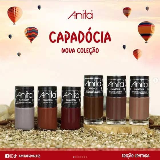 KIT 6 esmaltes Anita Coleção Capadócia