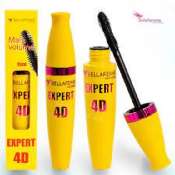 Rímel Máscara para Cílios Expert 4D 8x Mais Volume nos Cílios Bella Femme