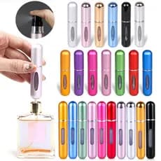 PACOTE 12 Pcs Porta Perfume Recarregavel Portatil Spray 5ml