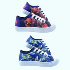 Kit Tênis 2 Pares Infantil Masculino Casual Personagens Confortável