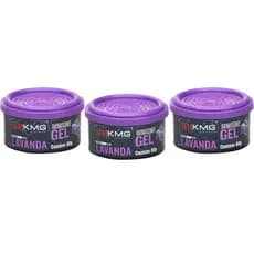 Aromatizantes Lavanda Para Carro Em Gel 60g - 03 Unidades