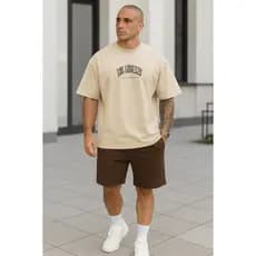 Camiseta Oversized Masculina Los Angeles California | Premium | Estilo Streetwear