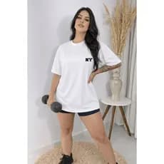 Camiseta Oversized Feminina NY | Premium | Estilo Streetwear Urbano