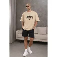 Camiseta Oversized Masculina Brooklyn | Premium | Estilo Streetwear Urbano