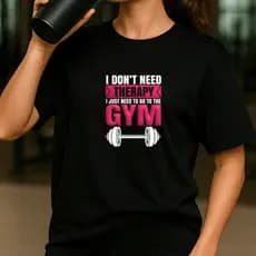 Camiseta Oversized Feminina Treino | Algodão 100% Fio 30.1 | Estampa Fitness Clean Premium