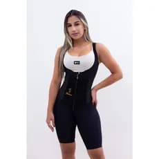 Modelador Feminino Estilo Macaquinho/Emagrecimento Cintura Treiner alta Compressão-Dra Daniela Nery