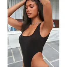 Bodyfeminino Cavado Sem Bojo Tecido Premium Não Fica Transparente