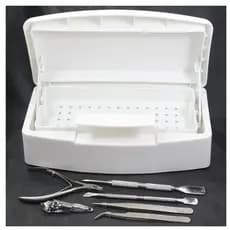Bandeja Esterilizador Portátil Limpa Alicate E Pinças Esterilização Manicure OFERTA