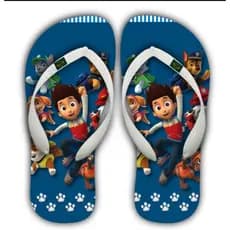Chinelo Personalizado Patrulha canina lançamento Adulto e Infantil Promoção
