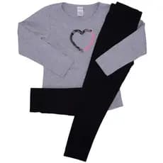 Conjunto Juvenil Menina Roupa Frio Infantil 10 AO 16