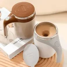Caneca Mixer Misturador de Bebidas Magnético Automático 380ml com Bateria Interna Recarregável Via USB