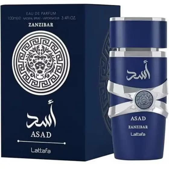 Perfume Árabe Lattafa ASAD Zanzibar Blue Limited Edition - EDP - 100ml