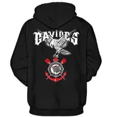 Moletom Flanelado Canguru Corinthians Gaviões Timão Casaco Capuz 100% Algodão Envio Imediato Polar Clothing Store