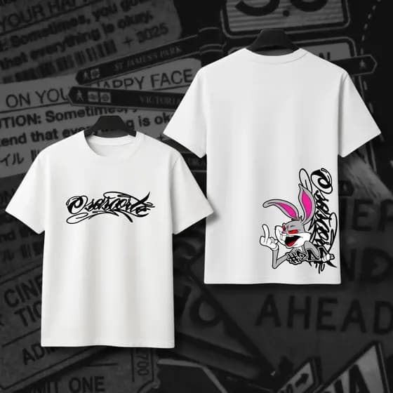 amiseta Masculina Coelho Osascorte Grau 244 Motoqueiro Camisa Quebrada Rua