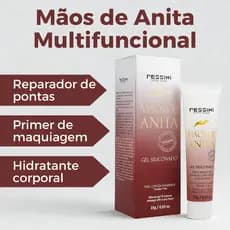 Gel Siliconado Multifunção|Reparador de Pontas,Primer Maquiagem,Hidratante de Pele-Mãos de Anita 15g
