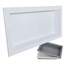 Nicho Para Banheiro Prateleira Embutir 32x62 Nicho De Banheiro Com Borda - Suporte para Shampoo