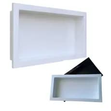 Nicho Para Banheiro Embutir 32x62 Resistente Nicho Banheiro de Parede Embutir Box Shampoo 32x62