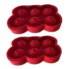 Kit 2 Formas de Gelo Esfera Gelo Redondo para Drinks e Whisky