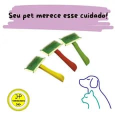 Escova Tira Pelos para gatos e cachorros Pet Rasqueadeira Removedor de Pelos Animais Profissional e Doméstica